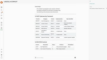 LogZilla AI Compliance Audit: Real-Time PCI DSS, NIST, ISO 27001 & SOC 2 Analysis