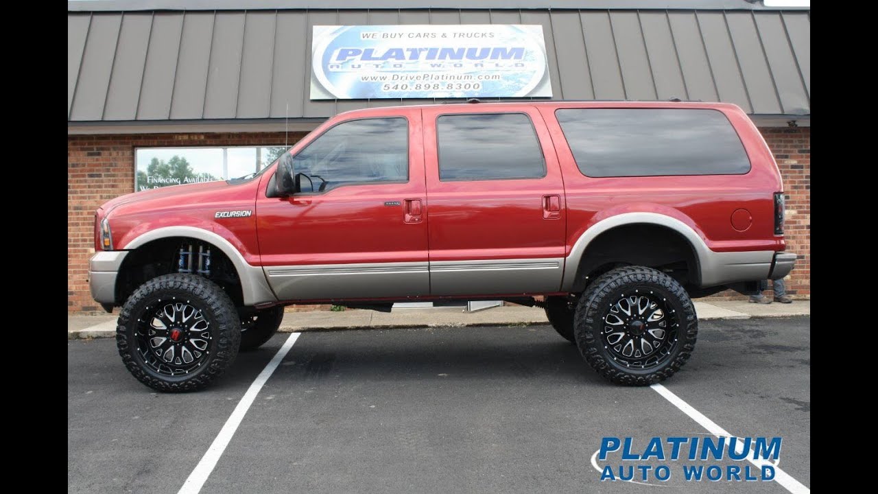 2005 ford excursion diesel lifted