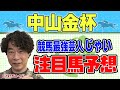 【競馬】中山金杯でのじゃいの思考【初予想】