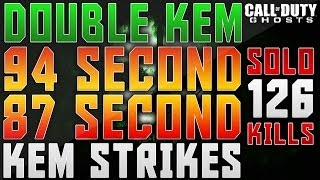 COD Ghosts: *SOLO* 126 KILLS SPECIALIST - DOUBLE KEM STRIKE! 94 SECOND & 87 SECOND KEM STRIKES!