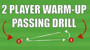 2 Player Warm-Up Passing Drill | Football/Soccer