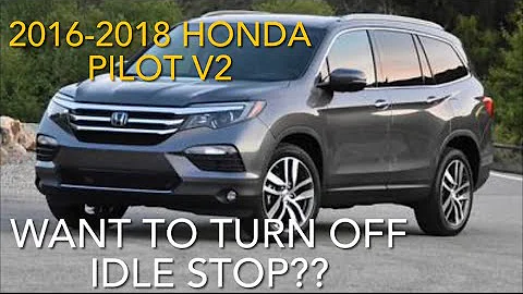 Idlestopper v2- 2016-2018 Honda Pilot - Turn OFF auto idle stop permanently