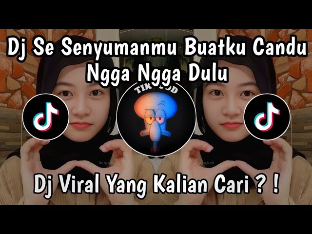 DJ NGGA DULU | SENYUMANMU BUATKU CANDU VIRAL TIKTOK TERBARU 2025