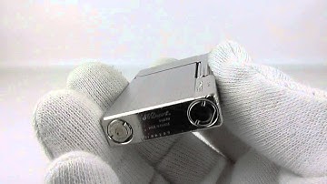 Rare S. T. Dupont Ligne/Line Gatsby Gas Lighter Ping Sound & Presentation from 90