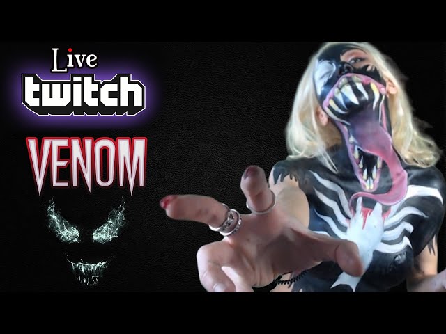Rediff Live Twitch Bodypaint VENOM