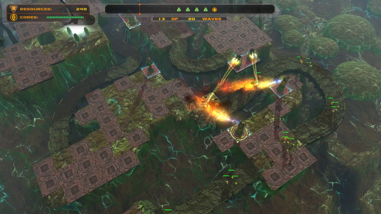 Defense Grid - Containment - Foothold - Frozen Core - Gold