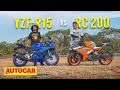 Yamaha R15 V4 vs KTM RC 200 - Which should be your first sport bike? | Comparison| Autocar India