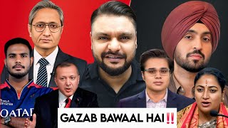 Protest Against Prophet’s Photo | Diljit Dosanjh | Godi Media | Ravish Kumar | Mr Reaction Wala