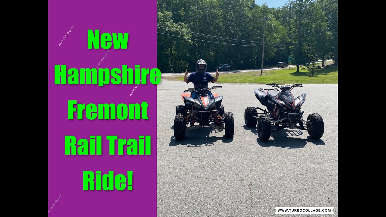 Fremont NH Rail Trail Ride YouTube