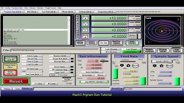 Mach3 Program Run Screen