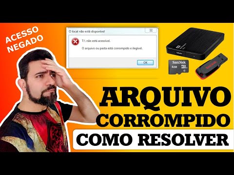 Vídeo: Como Abrir Um Disco Ilegível