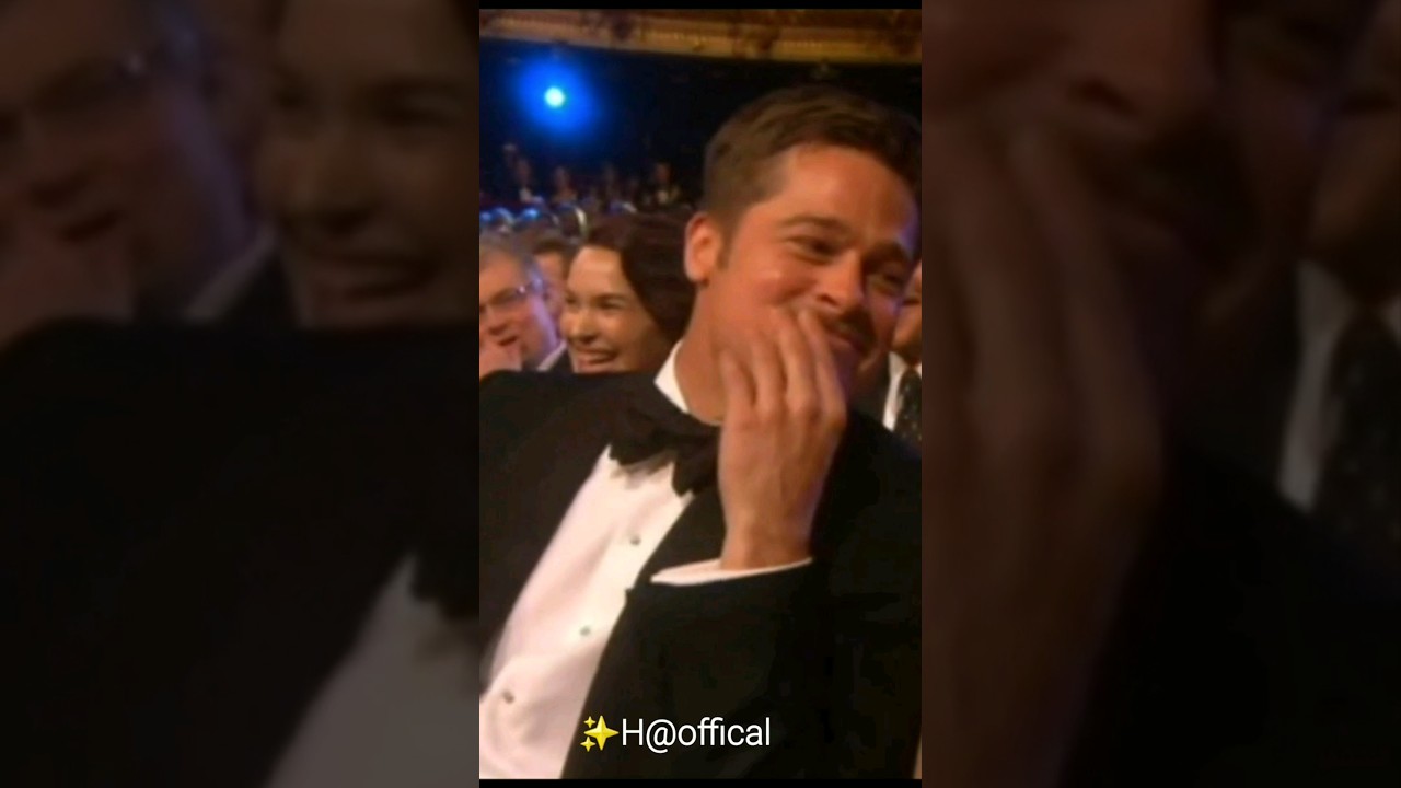 Brad pitt Acting like Angelina jolie 💘