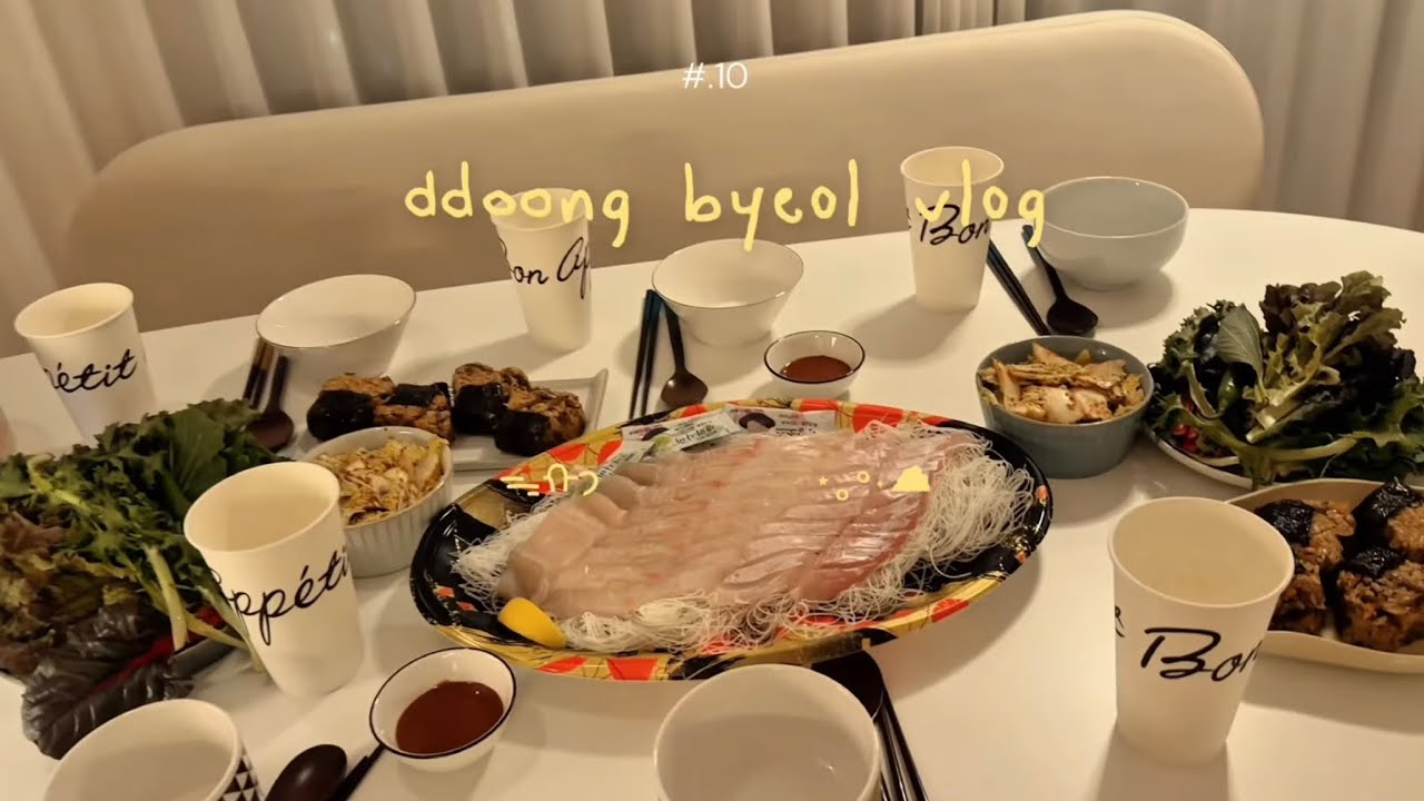 요리 못 하는 새댁 브이로그 | 열칼제비, 주먹밥, 알배추 겉절이 / 짜장면, 짬뽕, 탕수육 / 프레드피자 윙봉, 페퍼로니, 쉬림플렉스 / NEEDOH 스트레스볼(로제 스트레스볼)