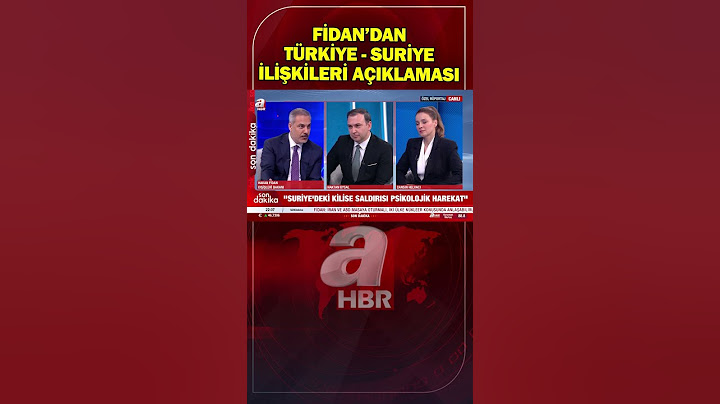 Hakan Fidan: Her MGK ve Kabine gündeminde Suriye var | A Haber