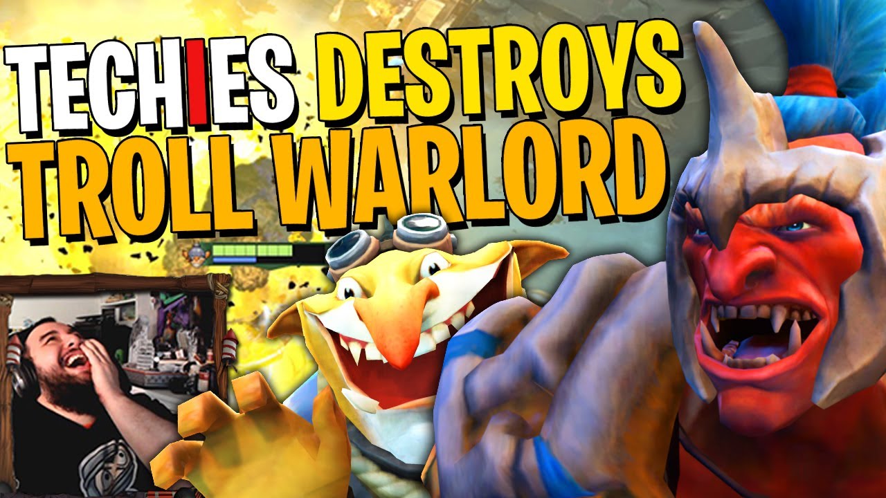 Techies Destroys Troll Warlord - Back To My Old Ways! - DotA 2