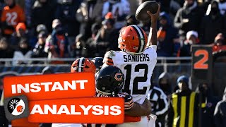 Instant Analysis: Cleveland is Destroyed by the Chicago Bears on Sunday, Final Score 31-3