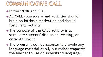 Computer Assisted Language Learning: an Introduction by Mark Warschauer Activity 6