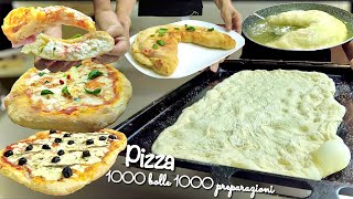 PIZZA 1000 BOLLE unico impasto 1000 preparazioni 🍕 SENZA IMPASTARE 🍕