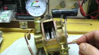 Modelldampfturbine 4 Stufig 1.Testlauf Mit Druckluft