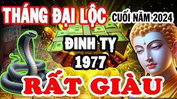 Điềm Báo Cực Chuẩn, Tháng Đại Lộc Cuối Năm 2024 Đinh Tỵ 1977 Phất Lên Cực Mạnh, ĐỔI ĐỜI CỰC GIÀU