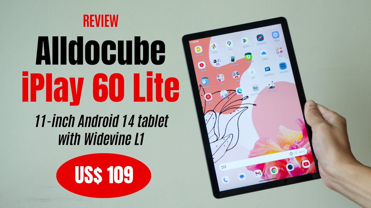 Review: Alldocube iPlay 60 LITE: 11-inch Android 14 tablet with 4G