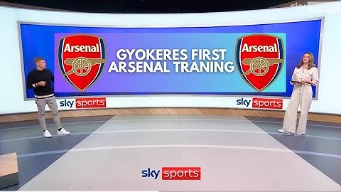 VICTOR GYÖKERES LIGHTS UP ARSENAL TRAINING GROUND IN FIRST SESSION AS FANS GO WILD
