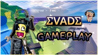 Casual Gameplay | GAMEPLAY#3 | Frutiger Drab, Rooftops, Brutalist Void #evade #roblox #evadegameplay
