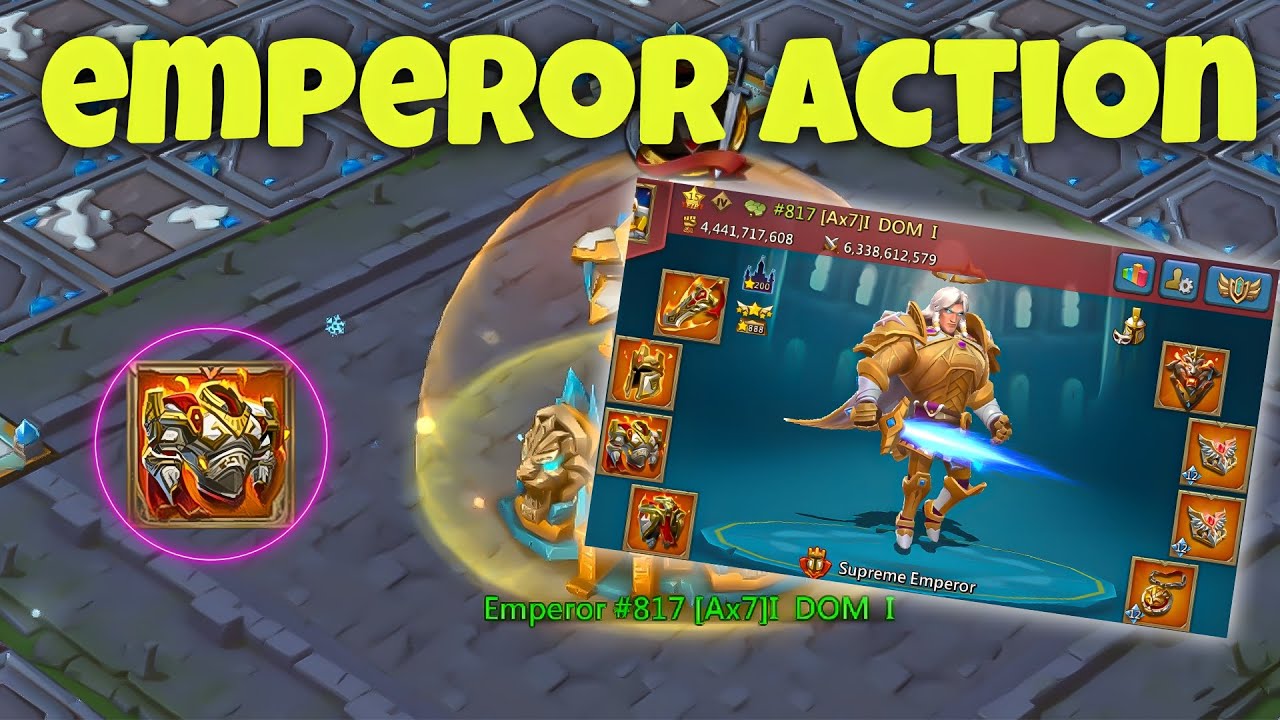 Lords Mobile - Let's play emperor war vs OlegTheBest - YouTube