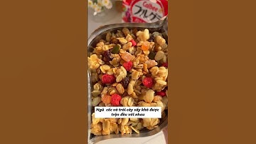 Ngũ cốc calbee bữa ăn sáng ngập tràn chất dinh dưỡng siêu ngon  tốt cho sức khoẻ #nongsansach #food