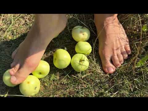 👣squeeze juice barefoot 🍏