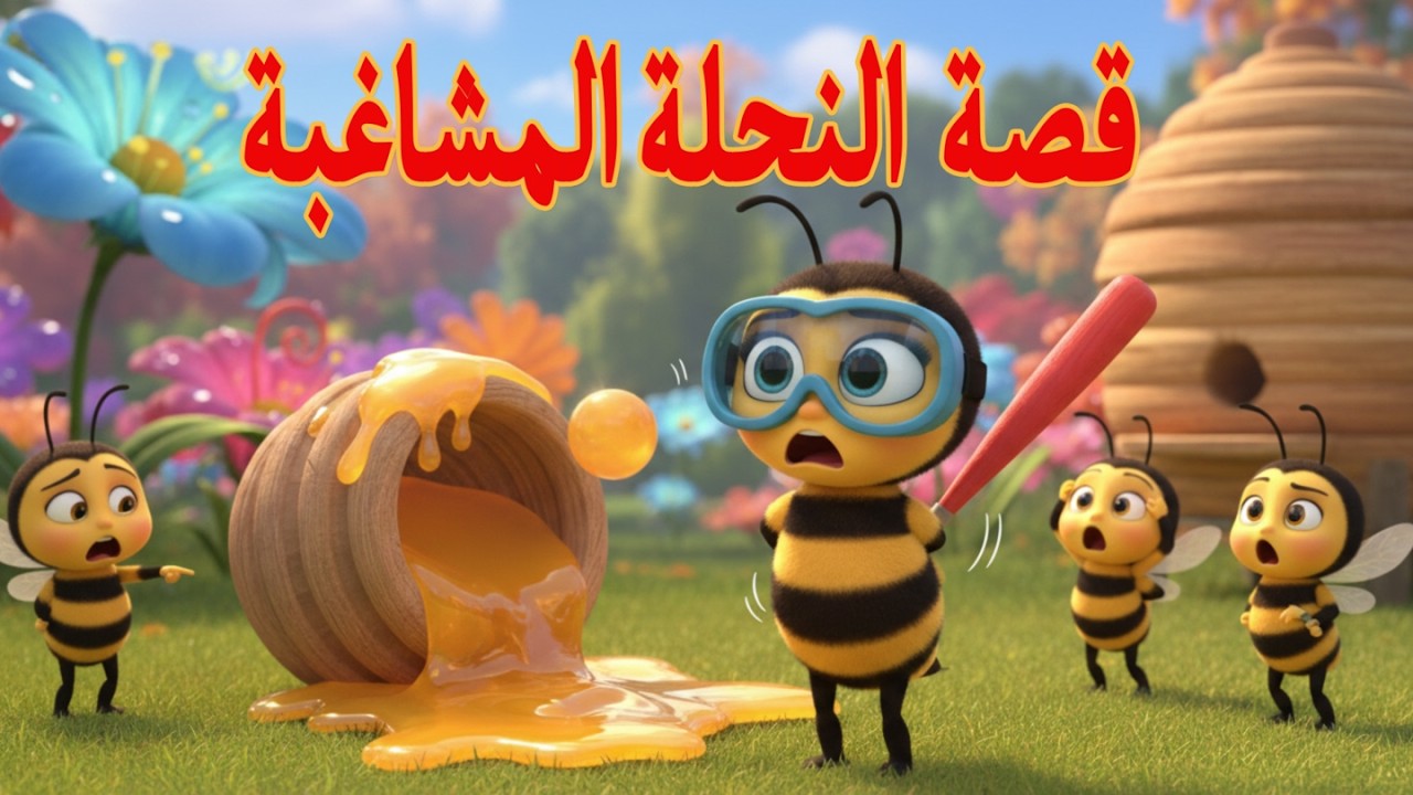 قصة زوزو المشاغبه وعسل الفرح : حكاية ممتعة عن النحل | قصة ممتعة للأطفال