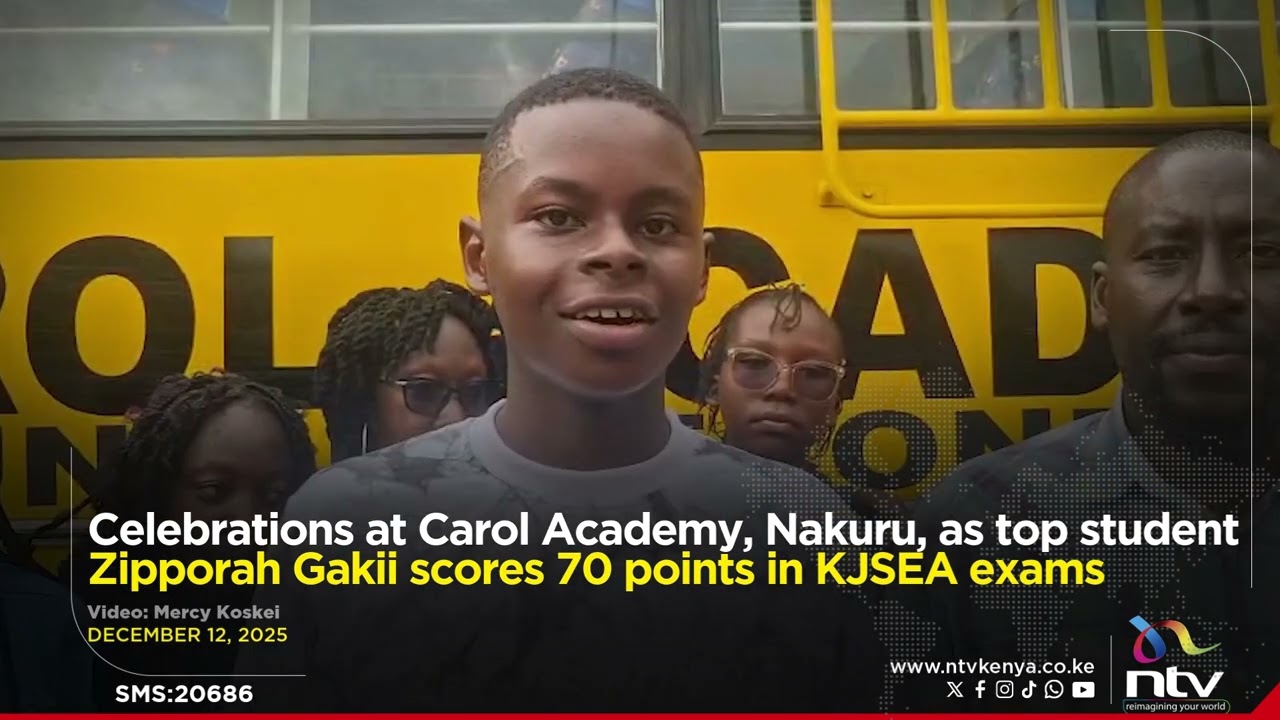 В школе Carol Academy в Накуру царит атмосфера радости: лучшая ученица Зиппора Гакии получила 70 ...
