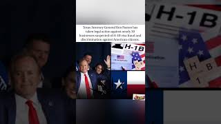 Ken Paxton sues businesses over visa fraud ⚖️🇺🇸#viral #shorts #trending #usa
