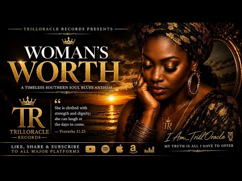 WOMAN’S WORTH — I Am_TrillOracle | Timeless Southern Soul Blues Anthem | TRILLORACLE Records