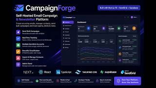 CampaignForge — SendGrid Email Campaign Manager Demo