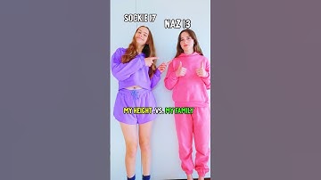 Weird Family of 8 Height difference  #norrisnuts