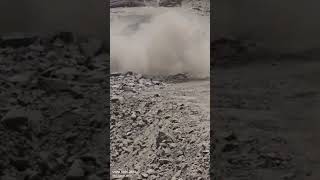 Blasting Highway#duet #construction #blasting #machine #engineering #engineer #road #ytshorts #yt