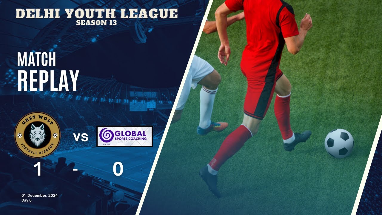 Grey Wolf FA vs Global Sports Coaching || U-13 || Day 08 || Delhi Youth ...