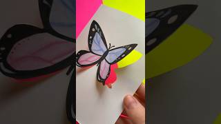 3D butterfly 🦋 #shorts #shortvideo #shortsfeed #craft #diy #foryou #reels