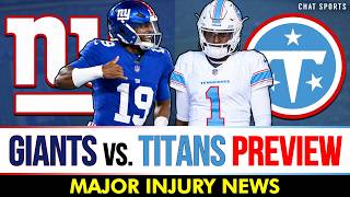 🚨MAJOR Giants Injury News + Giants vs. Titans Preview NFL Week 3