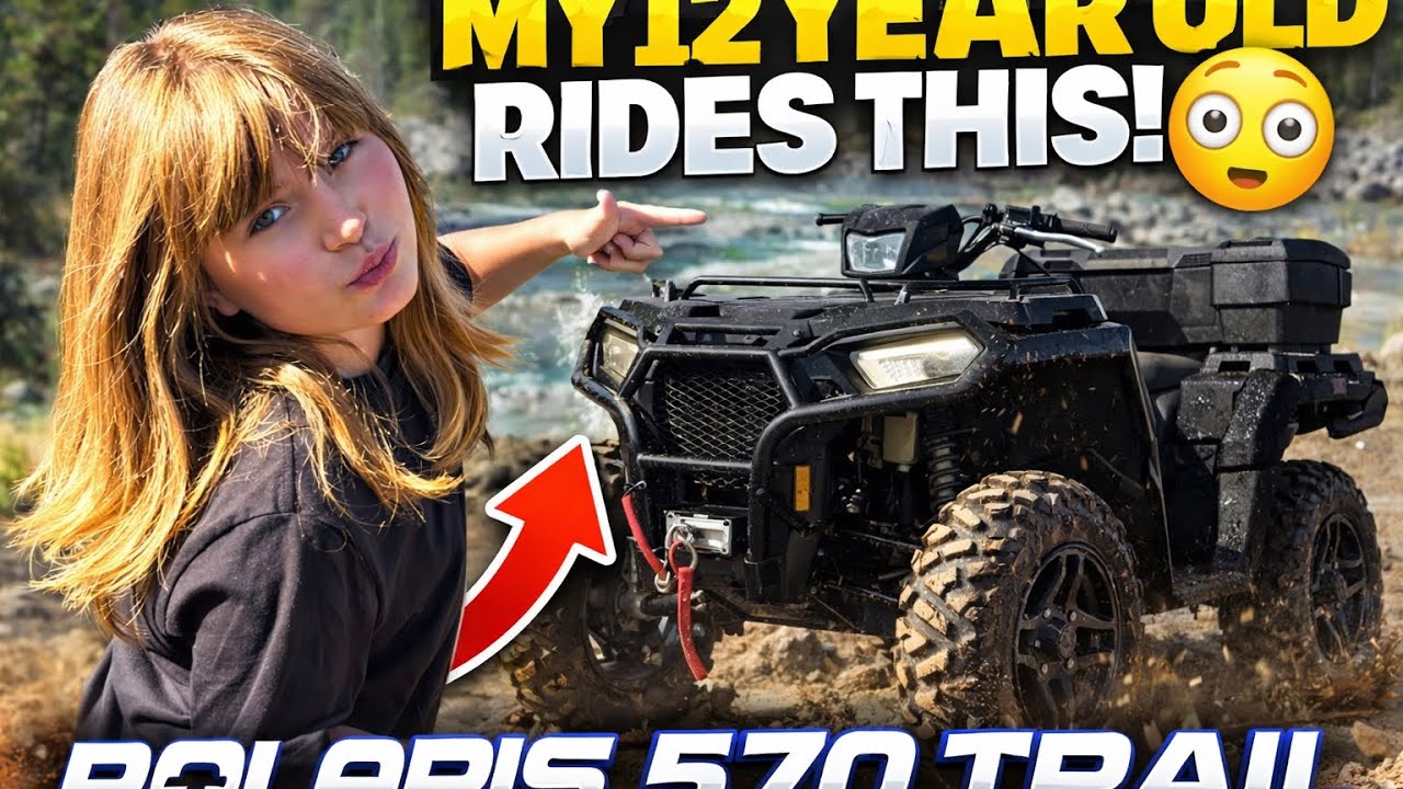 I’m 12 and This Is MY Video! Polaris Sportsman 570 Trail – Crazy MUD ...