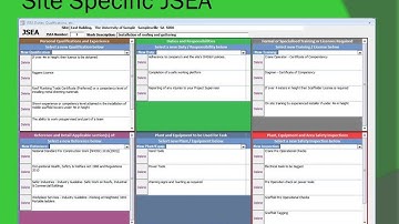 JSEAsy - Making a new JSEA using existing templates