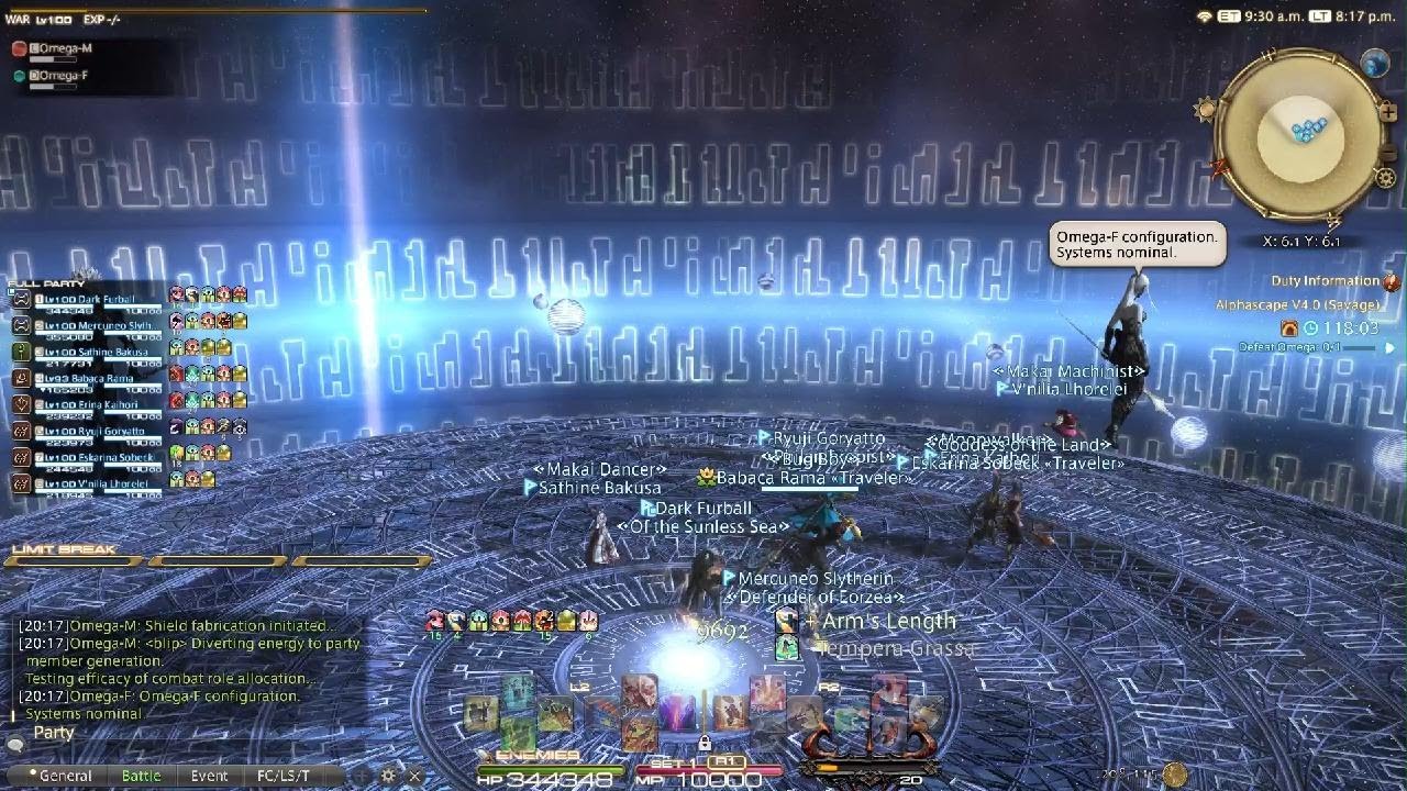Omega Mount FINAL FANTASY XIV Online Mount Farming Omega - YouTube