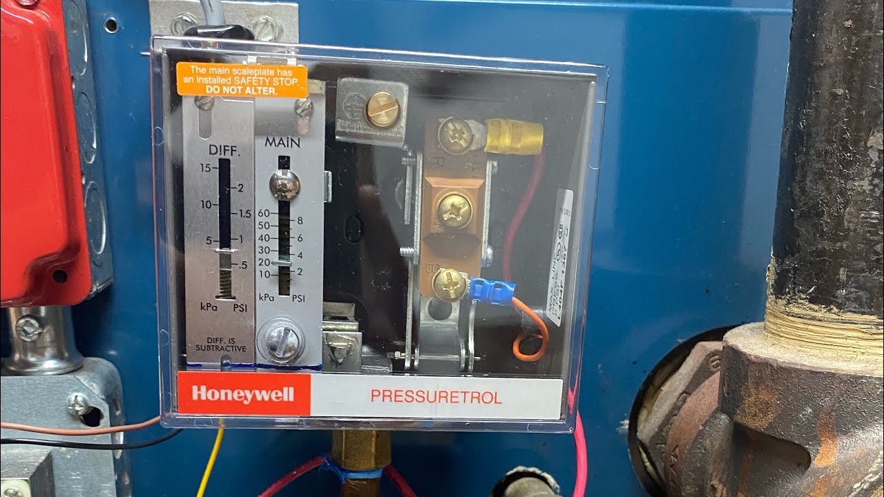 How to Fix Dunkirk Steam Boiler Banging & Air Valves Leaking Water - Bad Pressuretrol Replaced