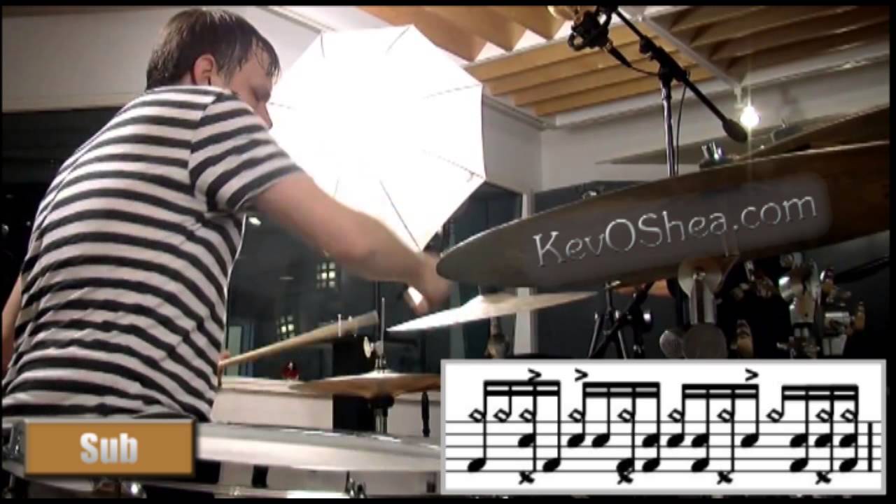 ★ Advanced Drum Lesson ★ Keith Carlock Syncopated Groove