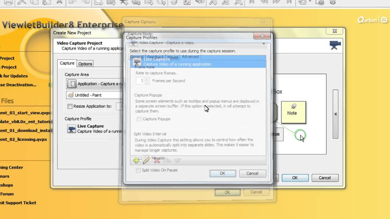 Creating a Video Capture Project (ViewletBuilder8 Enterprise) - YouTube