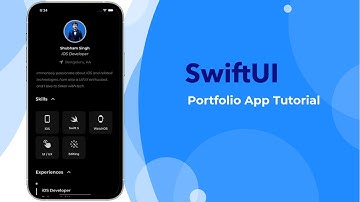 SwiftUI Basics - Portfolio app Tutorial