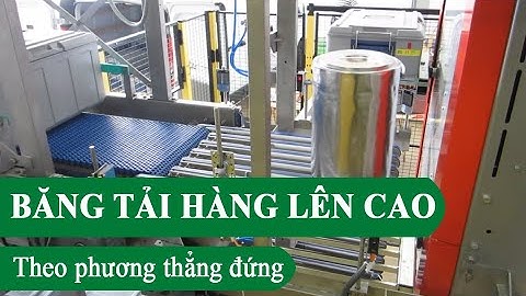 Băng tải chuyển hàng lên cao