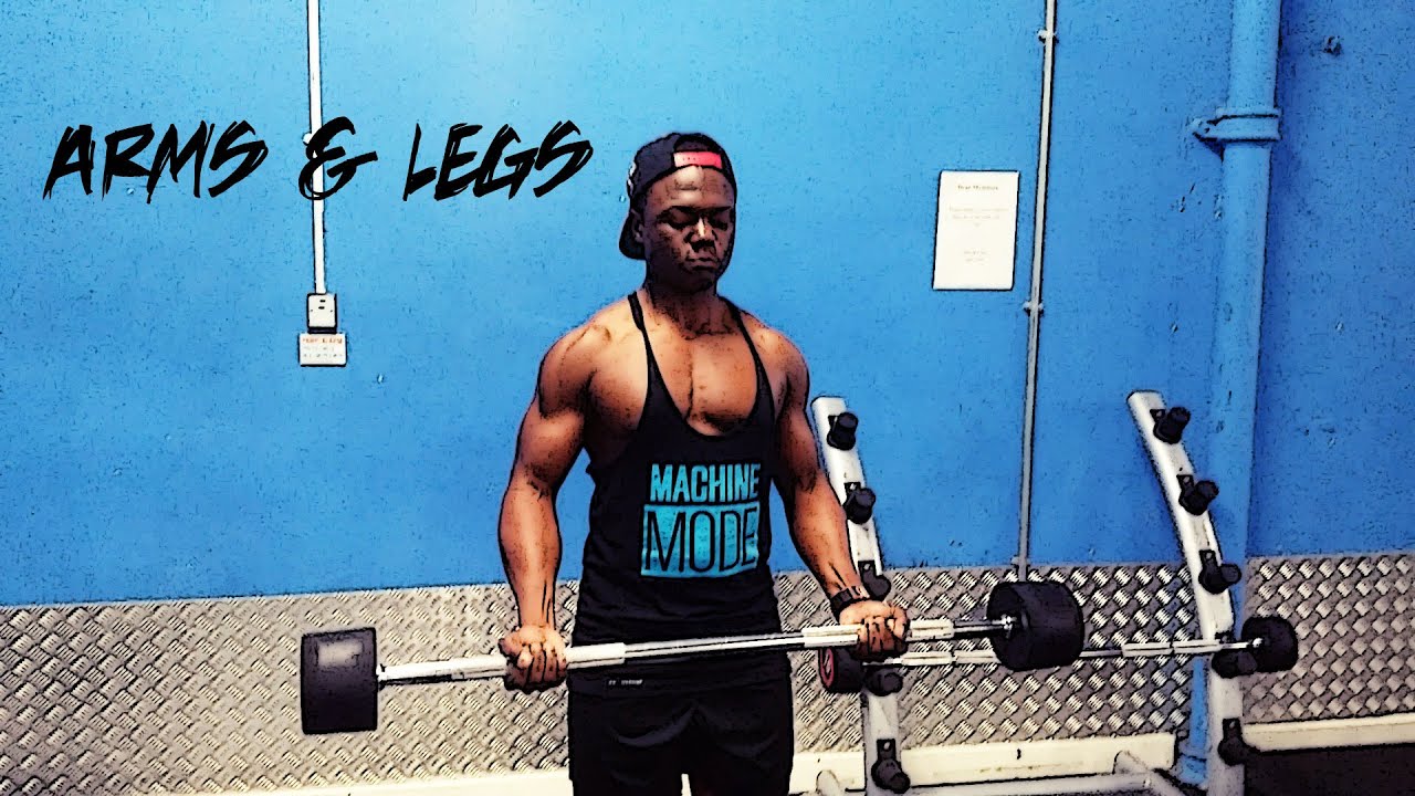 LEGS & ARMS WORKOUT // 17 Year Old Bodybuilder // Teen Bodybuilding ...