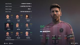 EA FC 26 MLS Player Faces And Ratings ( PS5 PRO)